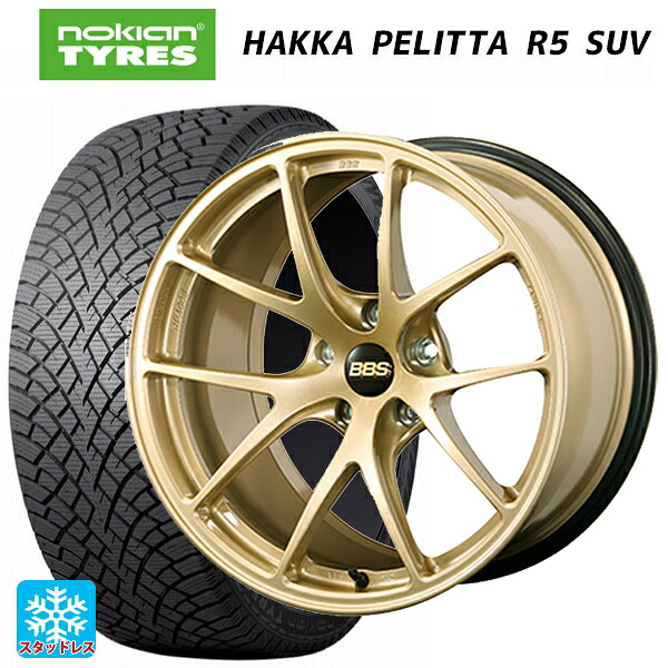 スズキ eビターラ(PB3系)用 225/55R18 102R XL ノキアン ハッカペリッタR5 SUV BBS RI-A GL 新品スタッドレスタイヤホイール 4本セット｜タイヤホイール専門店コニシタイヤ