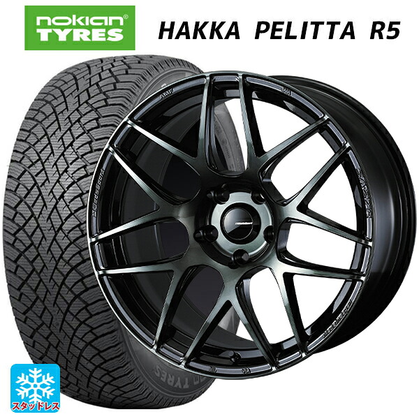 スバル WRX S4(VBH)用 245/40R18 97T XL ノキアン ハッカペリッタR5 ウェッズ ウェッズスポーツ SA27R WBC 新品スタッドレスタイヤホイール 4本セット|タイヤホイール専門店コニシタイヤ
