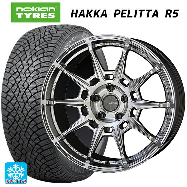 2022年製 245/45R18 100T XL ノキアン ハッカペリッタR5(数量限定) 共豊 ガレルナ レフィーノ made by エンケイ HS 18-8.5J 国産車用 スタッドレスタイヤホイール4本セット