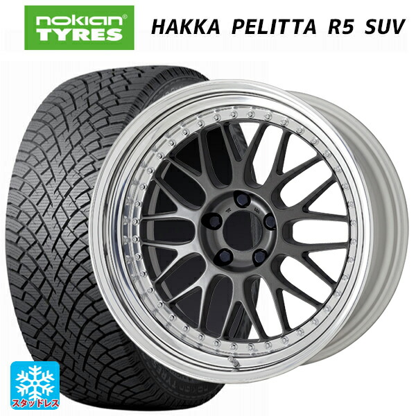 215/70R16 100R ノキアン ハッカペリッタR5 SUV ワーク マイスター M1 3ピース MGM 16-6.5J 国産車用 スタッドレスタイヤホイール4本セット