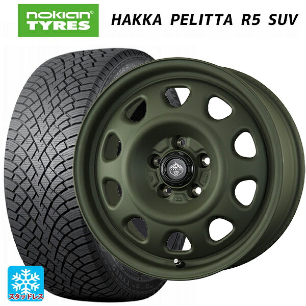 225/65R17 106R XL ノキアン ハッカペリッタR5 SUV トピー ランドフット SWZ OD 17-7J 国産車用 スタッドレスタイヤホイール4本セット|タイヤホイール専門店コニシタイヤ