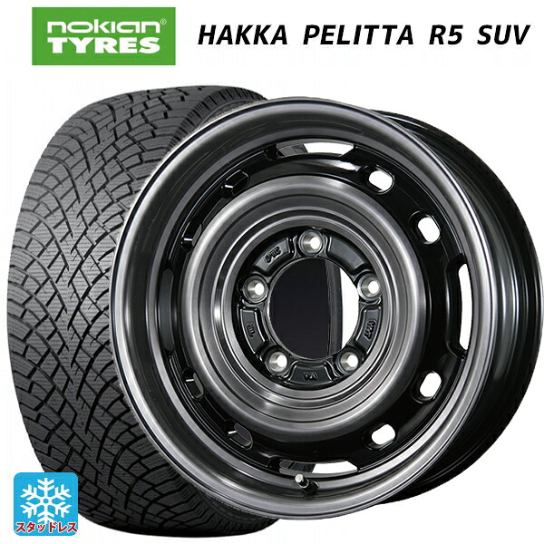 スズキ ジムニーノマド(JC74W)用 215/70R16 100R ノキアン ハッカペリッタR5 SUV トピー ランドフット XFG SC/P 新品スタッドレスタイヤホイール 4本セット