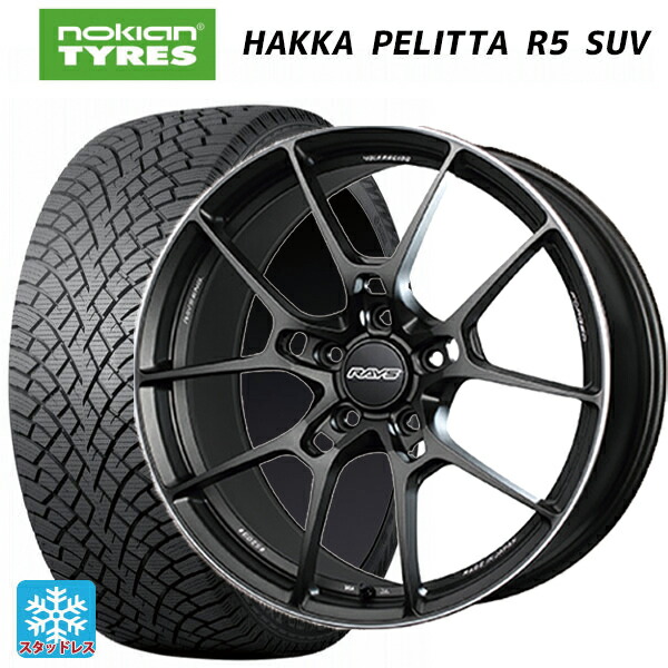 トヨタ ハリアー(80系)用 225/55R19 103R XL ノキアン ハッカペリッタR5 SUV レイズ ボルクレーシング G025 MK 新品スタッドレスタイヤホイール 4本セット|タイヤホイール専門店コニシタイヤ