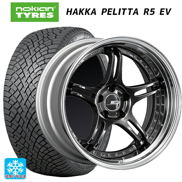 235/60R18 107R XL ノキアン ハッカペリッタR5 EV タナベ SSR プロフェッサー SPX プリズムダークガンメタ 18-8J 国産車用 スタッドレスタイヤホイール4本セット