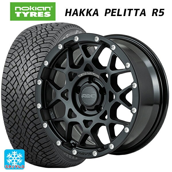 トヨタ ノア(90系)用 205/55R17 95R XL ノキアン ハッカペリッタR5 レイズ チームデイトナ M8 # N2 新品スタッドレスタイヤホイール 4本セット|タイヤホイール専門店コニシタイヤ