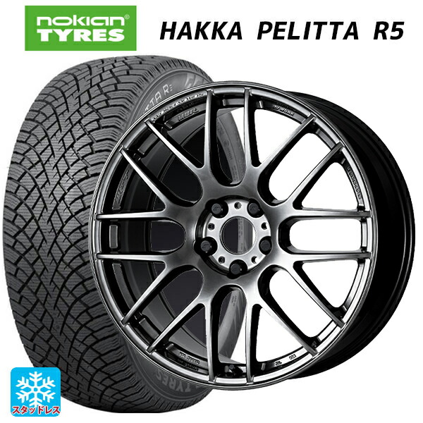 ミツビシ デリカD5(3DA系)用 245/45R19 102T XL ノキアン ハッカペリッタR5 # ワーク エモーション M8R GTK 新品スタッドレスタイヤホイール 4本セット|タイヤホイール専門店コニシタイヤ