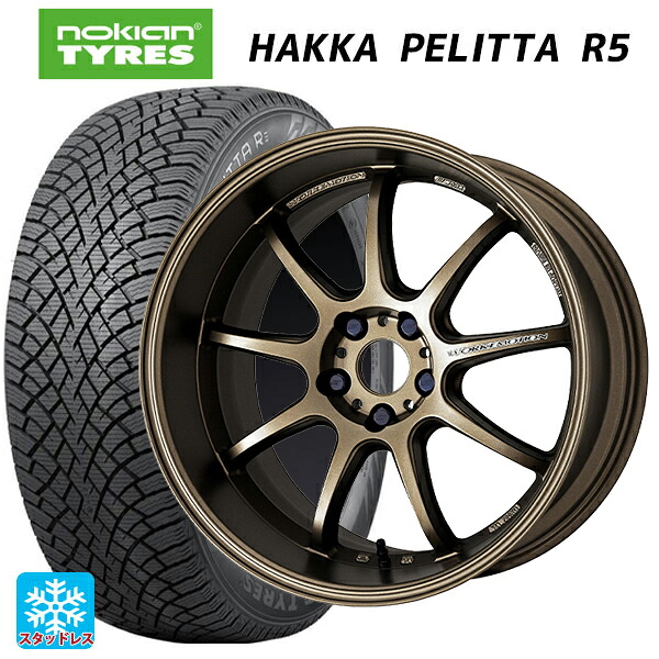 トヨタ GRヤリス(PA系)用 225/40R18 92T XL ノキアン ハッカペリッタR5 ワーク エモーション D9R AHG 新品スタッドレスタイヤホイール 4本セット|タイヤホイール専門店コニシタイヤ