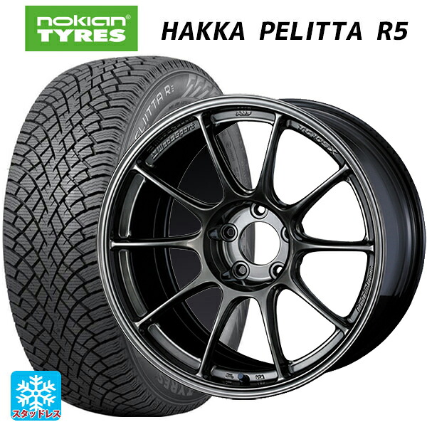 トヨタ カローラ スポーツ(210系)用 215/45R17 91T XL ノキアン ハッカペリッタR5 ウェッズ ウェッズスポーツ TC105X フォージド EJ-TI 新品スタッドレスタイヤホイール 4本セット｜タイヤホイール専門店コニシタイヤ