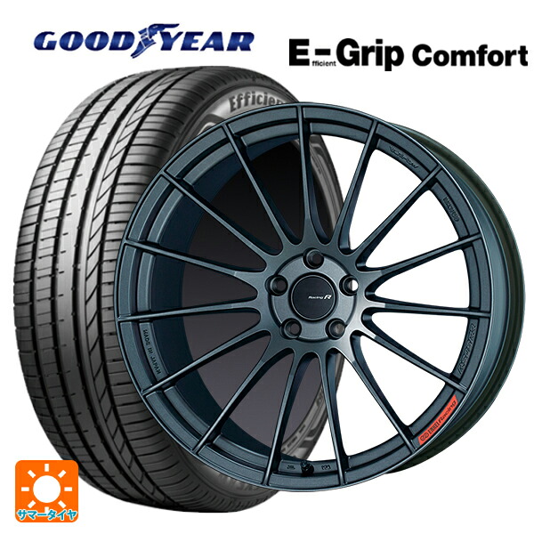 ミツビシ デリカD5(CV1系)用 245/40R20 99W XL グッドイヤー エフィシェントグリップ コンフォート エンケイ レーシングレボリューション RS05RR マットダークガンメタリック 新品サマータイヤホイール 4本セット|タイヤホイール専門店コニシタイヤ