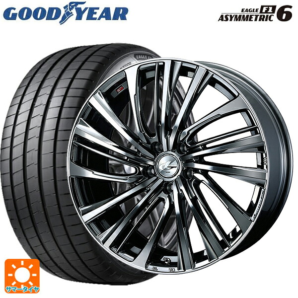 トヨタ GRヤリス(PA系)用 255/35R18 94Y XL グッドイヤー イーグル F1 アシメトリック6 ウェッズ レオニス FS BMCMC 新品サマータイヤホイール 4本セット
