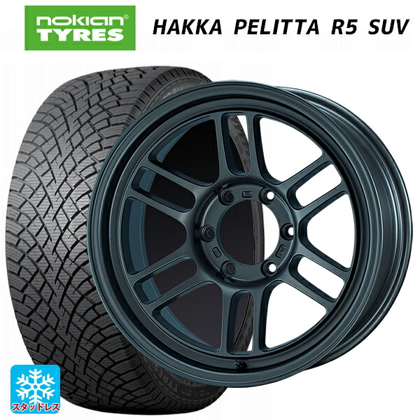 265/65R18 114R ノキアン ハッカペリッタR5 SUV エンケイ オールロード RPT1 マットダークガンメタリック 18-9J 国産車用 スタッドレスタイヤホイール4本セット