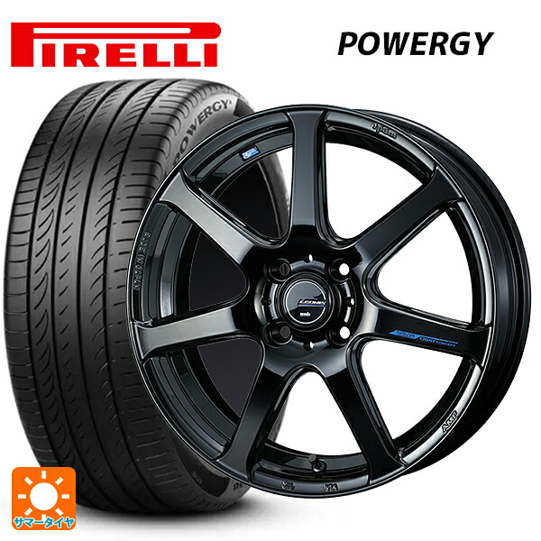 ニッサン ノートオーラ(E13)用 205/50R17 93V XL ピレリ パワジー 正規品 ウェッズ レオニス ナヴィア07 PBK 新品サマータイヤホイール 4本セット 100,326円