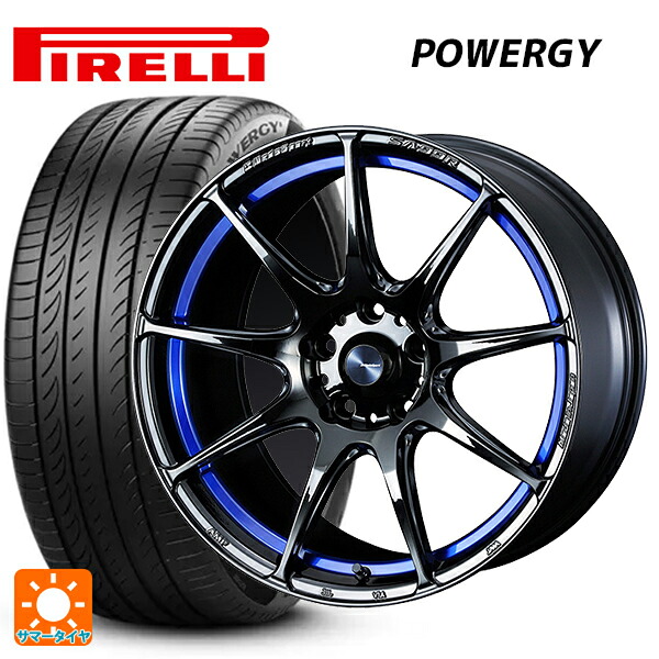 トヨタ GRカローラ(4BA-GZEA14H)用 235/40R18 95W XL ピレリ パワジー 正規品 # ウェッズ ウェッズスポーツ SA99R BLC2 新品サマータイヤホイール 4本セット
