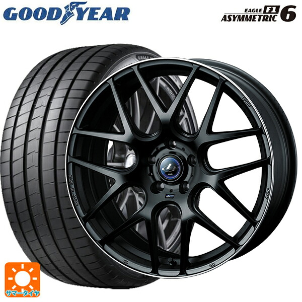 トヨタ アルファード(30系)用 245/40R19 98Y XL グッドイヤー イーグル F1 アシメトリック6 ウェッズ レオニス ナヴィア06 MBP 新品サマータイヤホイール 4本セット
