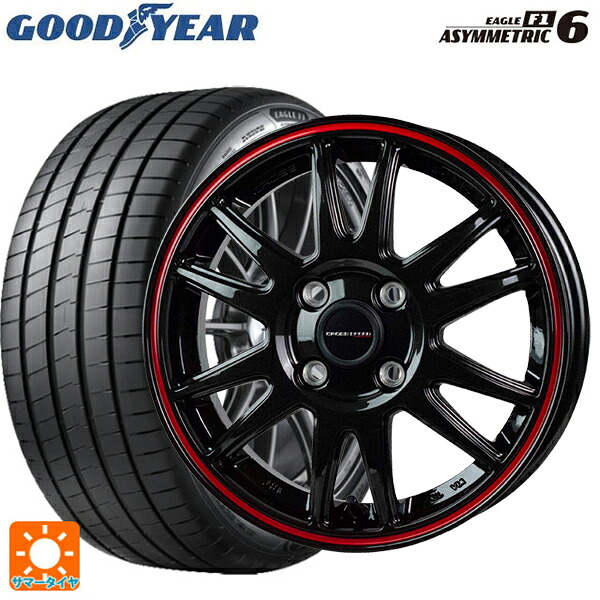 205/45R17 88Y XL グッドイヤー イーグル F1 アシメトリック6 ホットスタッフ クロススピード ハイパーエディション CR6 GGM/R 17-7J 国産車用 サマータイヤホイール4本セット|タイヤホイール専門店コニシタイヤ