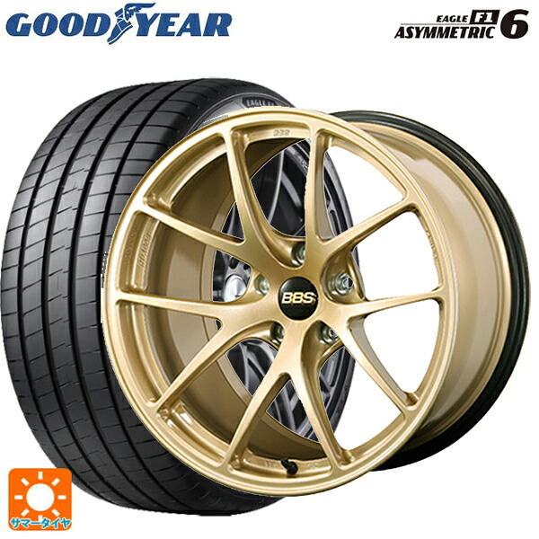 スバル レヴォーグ(VN系)用 225/45R18 95Y XL グッドイヤー イーグル F1 アシメトリック6 BBS RI-A GL 新品サマータイヤホイール 4本セット