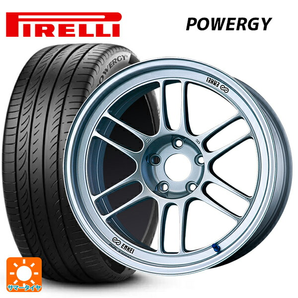 215/45R17 91W XL ピレリ パワジー 正規品 エンケイ レーシング RPF1 シルバー 17-7J 国産車用 サマータイヤホイール4本セット|タイヤホイール専門店コニシタイヤ