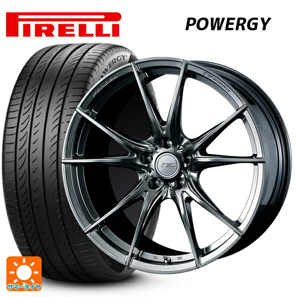 235/50R18 97V ピレリ パワジー 正規品 ウェッズ エフゼロ FZ-2 DIAMOND BLACK 18-8J 国産車用 サマータイヤホイール4本セット