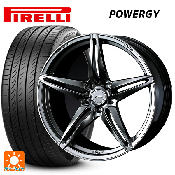 ミツビシ アウトランダーPHEV(5LA GNOW)用 235/60R18 107V XL ピレリ パワジー 正規品 ウェッズ エフゼロ FZ-3 DIAMOND BLACK 新品サマータイヤホイール 4本セット｜タイヤホイール専門店コニシタイヤ