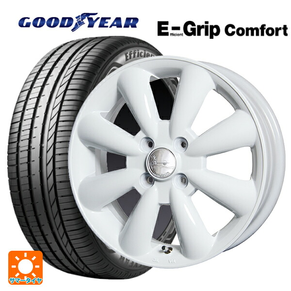 155/65R14 75H グッドイヤー エフィシェントグリップ コンフォート ホットスタッフ ララパーム KC8 WH 14-4.5J 国産車用 サマータイヤホイール4本セット|タイヤホイール専門店コニシタイヤ