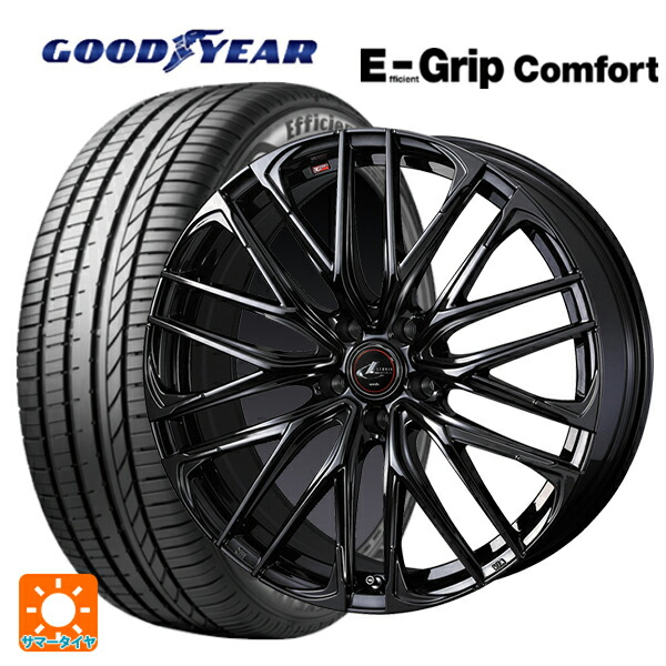 ホンダ ステップワゴン(RP6~8)用 225/35R19 88W XL グッドイヤー エフィシェントグリップ コンフォート ウェッズ レオニス SK HYPER BMC 新品サマータイヤホイール 4本セット