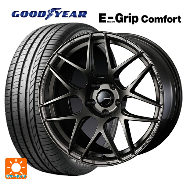 195/60R17 90V グッドイヤー エフィシェントグリップ コンフォート ウェッズ ウェッズスポーツ SA27R EJ-BRONZE 17-6.5J 国産車用 サマータイヤホイール4本セット|タイヤホイール専門店コニシタイヤ