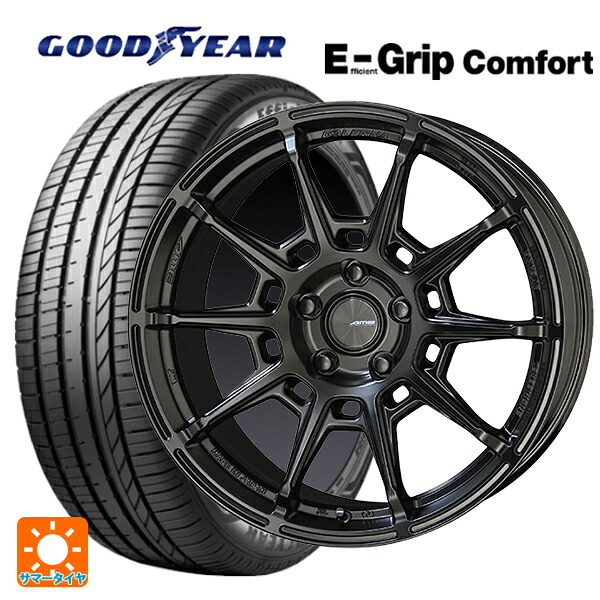 215/35R19 85W XL グッドイヤー エフィシェントグリップ コンフォート 共豊 ガレルナ レフィーノ made by エンケイ MB 19-8J 国産車用 サマータイヤホイール4本セット｜タイヤホイール専門店コニシタイヤ