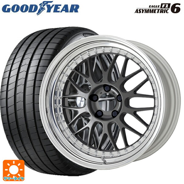 245/45R18 100Y XL グッドイヤー イーグル F1 アシメトリック6 ワーク マイスター M1 3ピース MGM 18-8.5J 国産車用 サマータイヤホイール4本セット