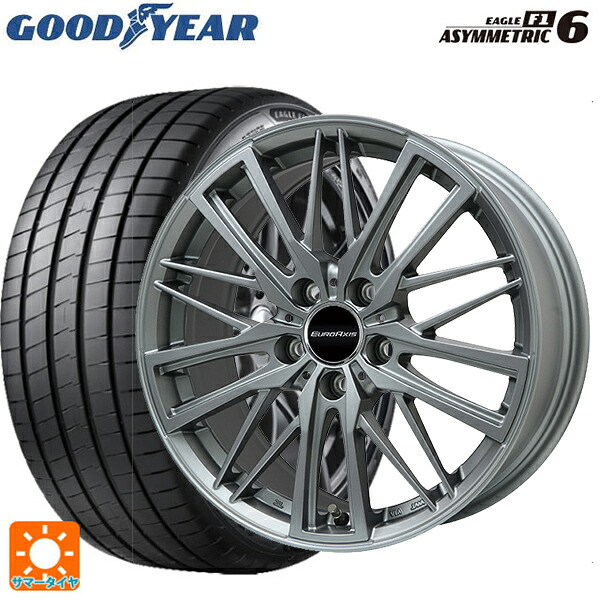 アウディ A6(F2D系)用 245/45R19 102Y XL グッドイヤー イーグル F1 アシメトリック6 ユーロアクシス ガヤ W5 マットチタニウム 新品サマータイヤホイール 4本セット 146,920円