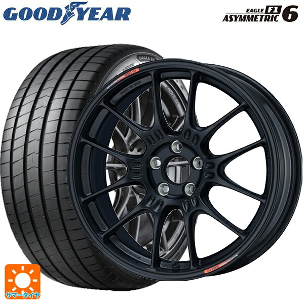 205/50R17 93Y XL グッドイヤー イーグル F1 アシメトリック6 エンケイ レーシング GTC02 For GR86 / BRZ Cup Matte Black 17-7.5J 国産車用 サマータイヤホイール4本セット