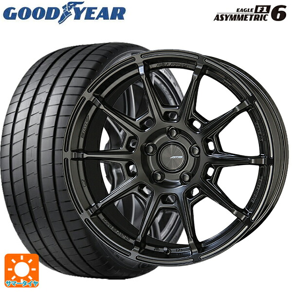 トヨタ GRカローラ(4BA-GZEA14H)用 265/35R18 97Y XL グッドイヤー イーグル F1 アシメトリック6 共豊 ガレルナ レフィーノ made by エンケイ MB 新品サマータイヤホイール 4本セット