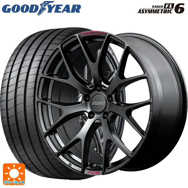 225/35R19 88Y XL グッドイヤー イーグル F1 アシメトリック6 レイズ ホムラ 2X7FT スポーツエディション B7J 19-8J 国産車用 サマータイヤホイール4本セット