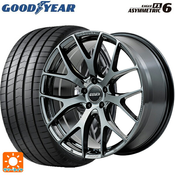 235/35R19 91Y XL グッドイヤー イーグル F1 アシメトリック6 レイズ ホムラ 2X7FT YNJ 19-8J 国産車用 サマータイヤホイール4本セット 188,365円