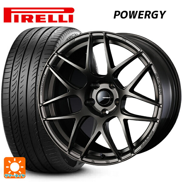 スバル レヴォーグ(VN系)用 245/40R18 97Y XL ピレリ パワジー 正規品 ウェッズ ウェッズスポーツ SA27R EJ-BRONZE 新品サマータイヤホイール 4本セット|タイヤホイール専門店コニシタイヤ