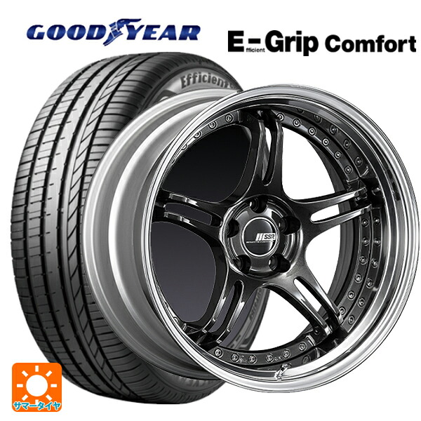 235/50R18 101W XL グッドイヤー エフィシェントグリップ コンフォート タナベ SSR プロフェッサー SPX プリズムダークガンメタ 18-8J 国産車用 サマータイヤホイール4本セット