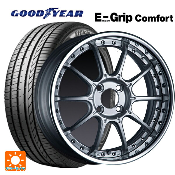 165/50R16 75V グッドイヤー エフィシェントグリップ コンフォート タナベ SSR プロフェッサー SP5R ハイブライトシルバー 16-5.5J 国産車用 サマータイヤホイール4本セット
