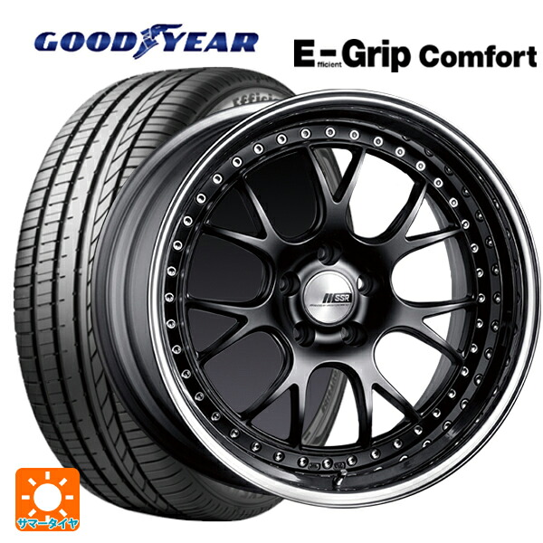 215/35R19 85W XL グッドイヤー エフィシェントグリップ コンフォート タナベ SSR プロフェッサー MS3 フラットブラック 19-8J 国産車用 サマータイヤホイール4本セット|タイヤホイール専門店コニシタイヤ