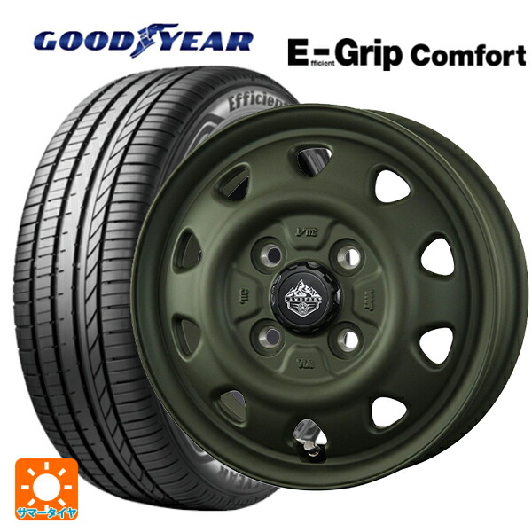ミツビシ デリカミニ(FF車)(B3系)用 165/55R15 75V グッドイヤー エフィシェントグリップ コンフォート トピー ランドフット SWZ OD 新品サマータイヤホイール 4本セット