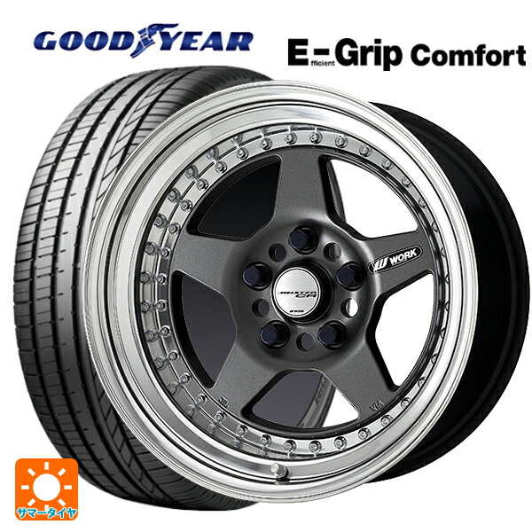 165/45R16 74V XL グッドイヤー エフィシェントグリップ コンフォート ワーク マイスター CR01 MGM 16-5J 国産車用 サマータイヤホイール4本セット