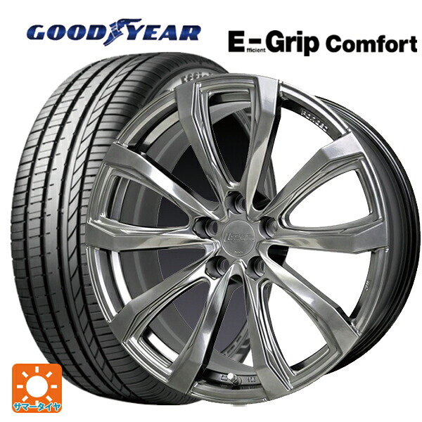 215/45R18 93W XL グッドイヤー エフィシェントグリップ コンフォート ホットスタッフ シュティッヒ レグザス フォージドFS-01 (数量限定) # HS 18-8J 国産車用 サマータイヤホイール4本セット