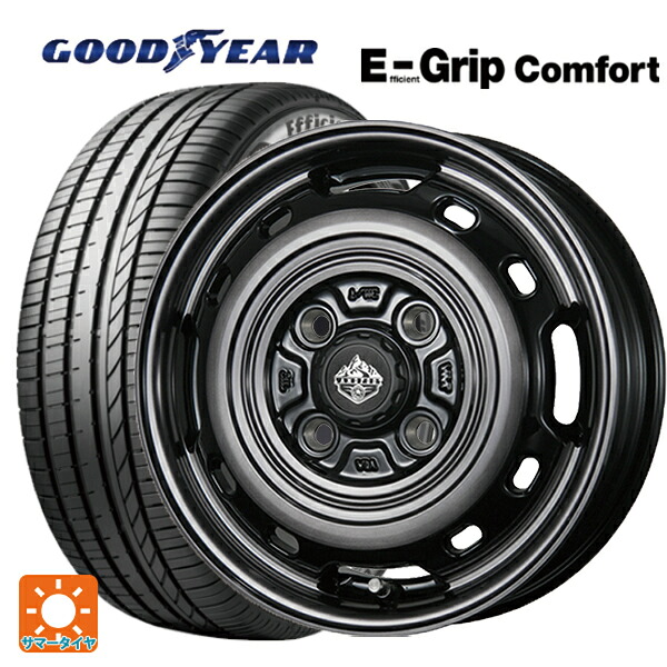 ミツビシ デリカミニ(FF車)(B3系)用 165/55R15 75V グッドイヤー エフィシェントグリップ コンフォート トピー ランドフット XFG SC/P 新品サマータイヤホイール 4本セット