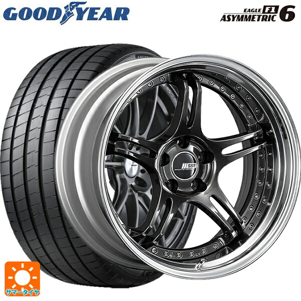トヨタ プリウス(60系)用 225/45R19 96W XL グッドイヤー イーグル F1 アシメトリック6 タナベ SSR プロフェッサー SPX プリズムダークガンメタ 新品サマータイヤホイール 4本セット