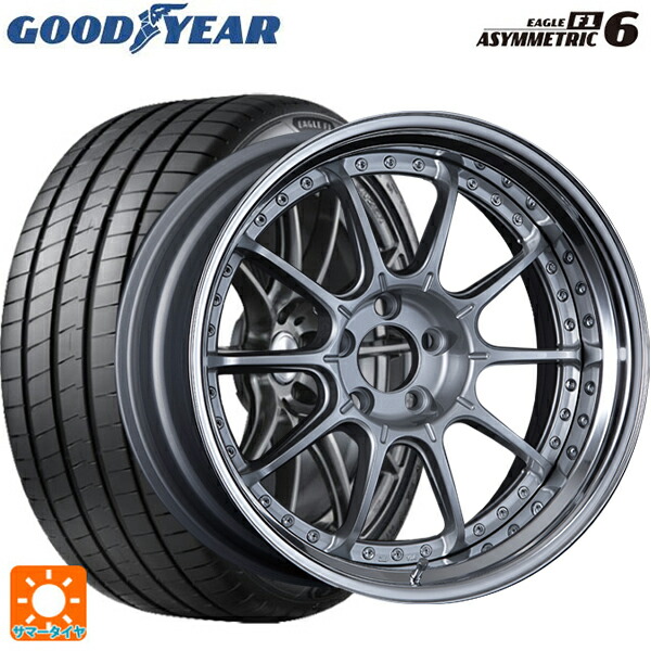 トヨタ GRヤリス(PA系)用 225/40R18 92Y XL グッドイヤー イーグル F1 アシメトリック6 タナベ SSR プロフェッサー SP5 ハイブライトシルバー 新品サマータイヤホイール 4本セット｜タイヤホイール専門店コニシタイヤ