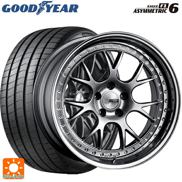 トヨタ プリウス(60系)用 225/45R19 96W XL グッドイヤー イーグル F1 アシメトリック6 タナベ SSR プロフェッサー MS3 チタンシルバー 新品サマータイヤホイール 4本セット