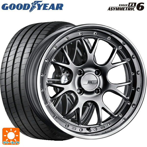 トヨタ カローラ スポーツ(210系)用 215/45R17 91Y XL グッドイヤー イーグル F1 アシメトリック6 タナベ SSR プロフェッサー MS3R チタンシルバー 新品サマータイヤホイール 4本セット｜タイヤホイール専門店コニシタイヤ