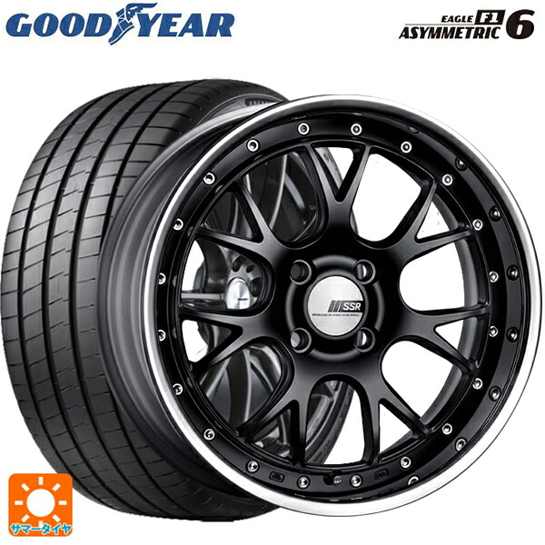 トヨタ カローラ スポーツ(210系)用 215/45R17 91Y XL グッドイヤー イーグル F1 アシメトリック6 タナベ SSR プロフェッサー MS3R フラットブラック 新品サマータイヤホイール 4本セット|タイヤホイール専門店コニシタイヤ
