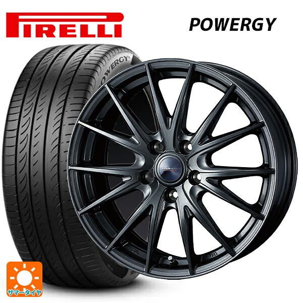 235/35R19 91Y XL ピレリ パワジー 正規品 ウェッズ ヴェルバ スポルト2 # ディープメタル2 19-7.5J 国産車用 サマータイヤホイール4本セット