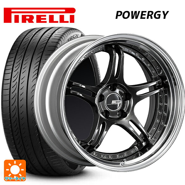 245/45R19 102Y XL ピレリ パワジー 正規品 タナベ SSR プロフェッサー SPX プリズムダークガンメタ 19-8.5J 国産車用 サマータイヤホイール4本セット