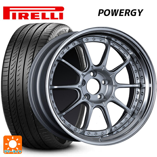 トヨタ GRヤリス(PA系)用 235/40R18 95W XL ピレリ パワジー 正規品 タナベ SSR プロフェッサー SP5 ハイブライトシルバー 新品サマータイヤホイール 4本セット|タイヤホイール専門店コニシタイヤ