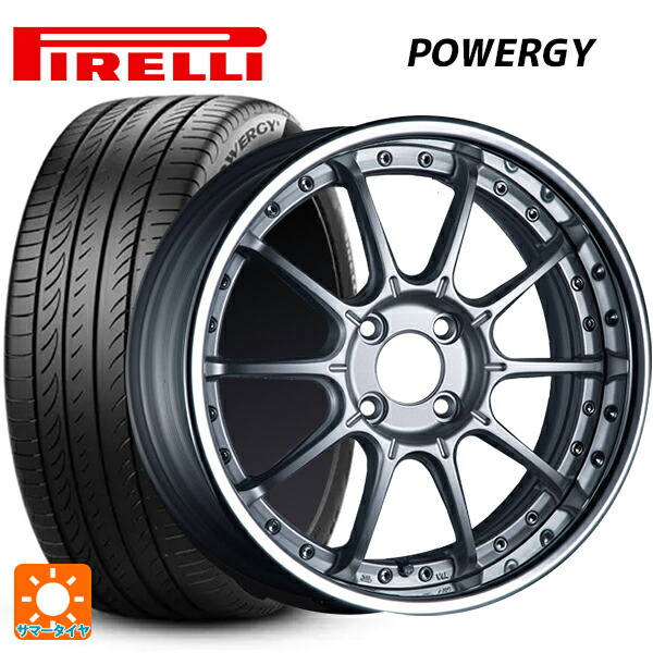 205/45R17 88W XL ピレリ パワジー 正規品 タナベ SSR プロフェッサー SP5R ハイブライトシルバー 17-7J 国産車用 サマータイヤホイール4本セット｜タイヤホイール専門店コニシタイヤ